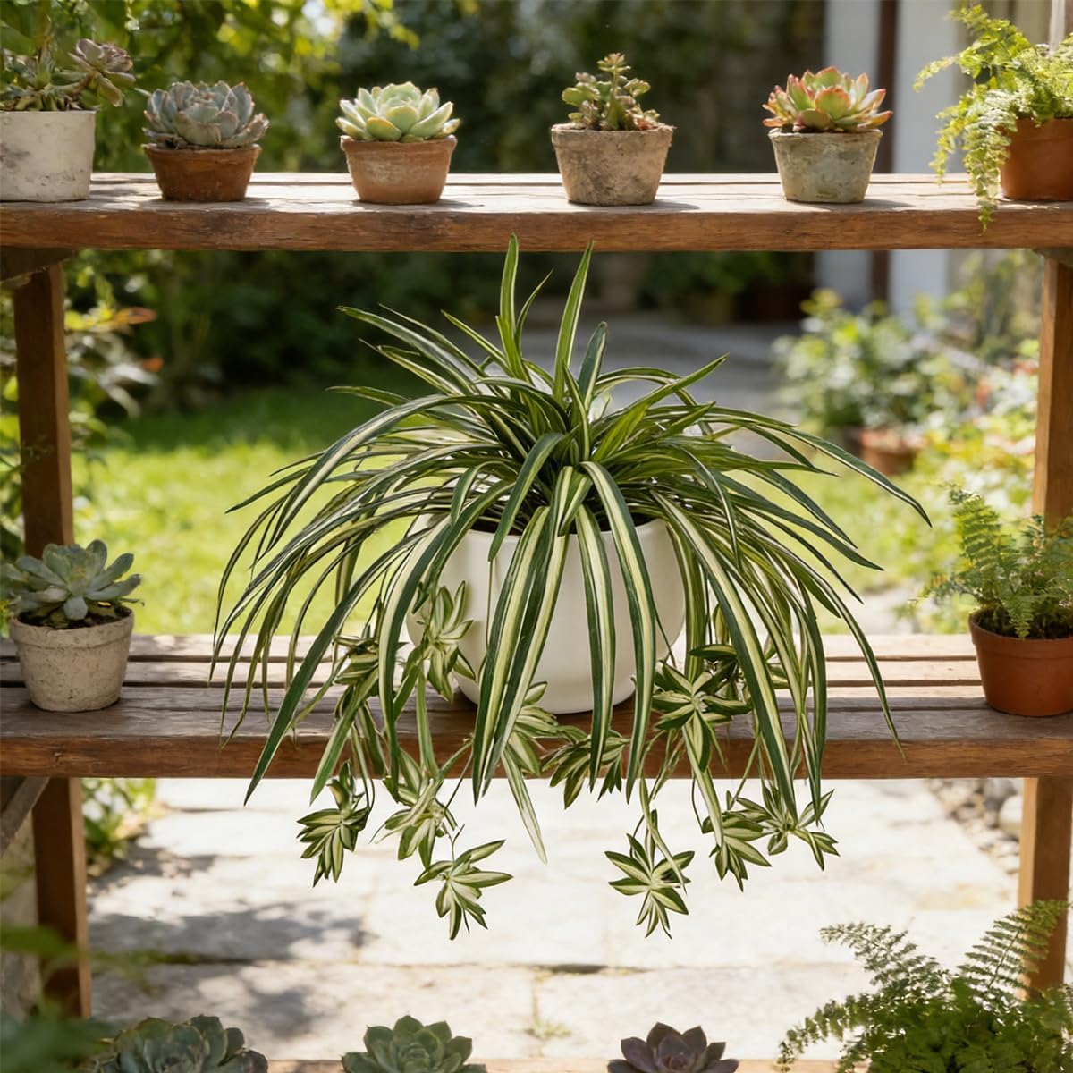 4 STKS Kunstmatige hangende sp - Spider Plant Hanging recensie en prijs